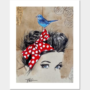 Bandana bird Posters and Art